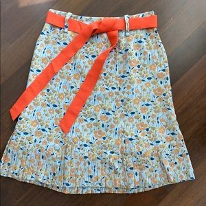 LAST CHANCE- Marc Jacobs Silk Floral Skirt